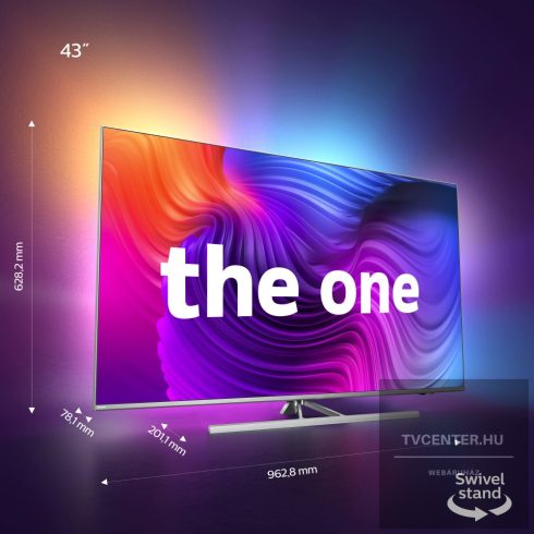Philips 43PUS8506/12 The One Ultra HD 4K Android televízió 43"(109cm)
