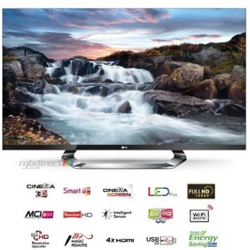   LG 47LM760S Full HD 400 Hz 3D LED SMART televízió 47" (117cm)