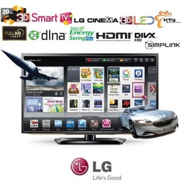   LG 55LM620S Full HD 3D 100Hz LED SMART televízió 55" (140cm)