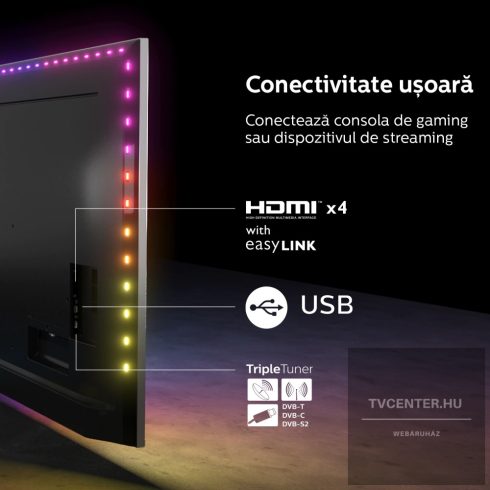 Philips 58PUS8507/12 The One Ultra HD 4K Ambilight televízió 58"(146cm)