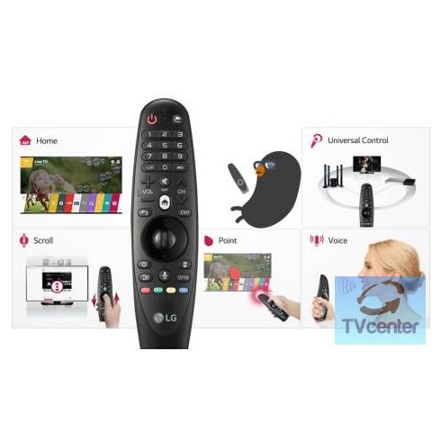 LG 65UF770V IPS Ultra HD 4K SMART (webOS 2.0) WiFi 1800 Hz LED televízió, Magic távirányító, 65" (165cm)