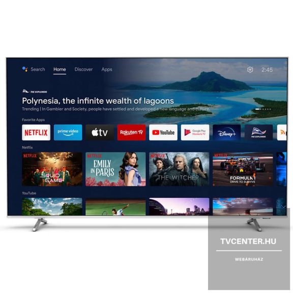 Philips The One 86PUS8807/12 UHD 4K LED Android 120 Hz Ambilight televízió 86"(217cm) Philips The One 86PUS8807/12 UHD 4K LED Android 120 Hz Ambilight televízió 86"(217cm)