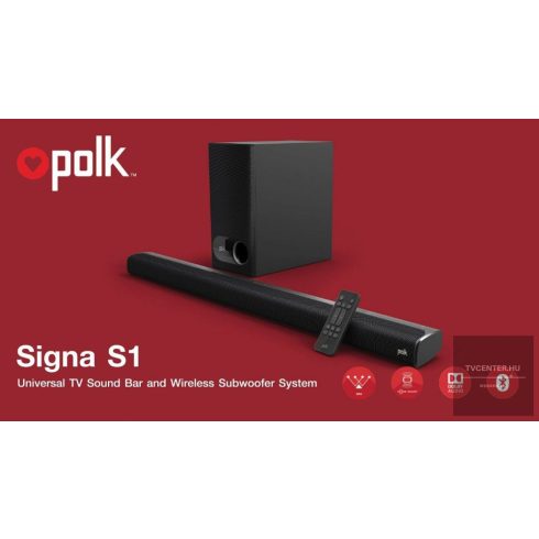 Polk Audio Signa S1 Hangprojektor vezetéknélküli mélysugárzóval 