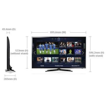   Samsung UE39F5500 WiFi 100Hz Full HD LED Smart televízió 39" (98cm)